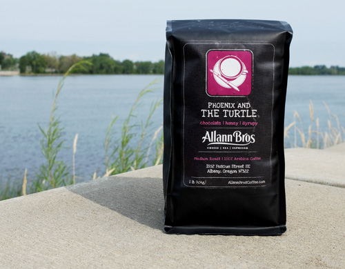 Allann Bros Phoenix and The Turtle coffee blend.