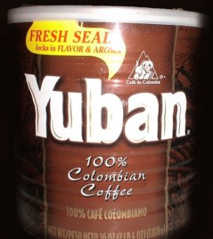 Can of Yuban coffee